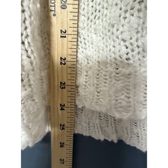 You Knitted Sweater Women's One Size Over sized LOVE Printed on Front Sheer - Picture 9 of 9